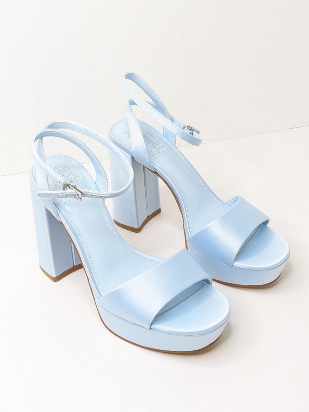 Vince Camuto Pendry Platform High Heel Sandals Light Blue Womens 7